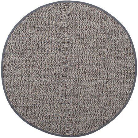 Safavieh Montauk Round Hand Woven Rug, Blue and Multi Color- 6 x 6 ft. MTK602B-6R
